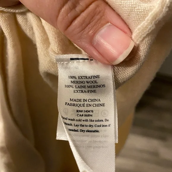 NWOT Faherty Sunray horizon sweater merino wool - Picture 5 of 8